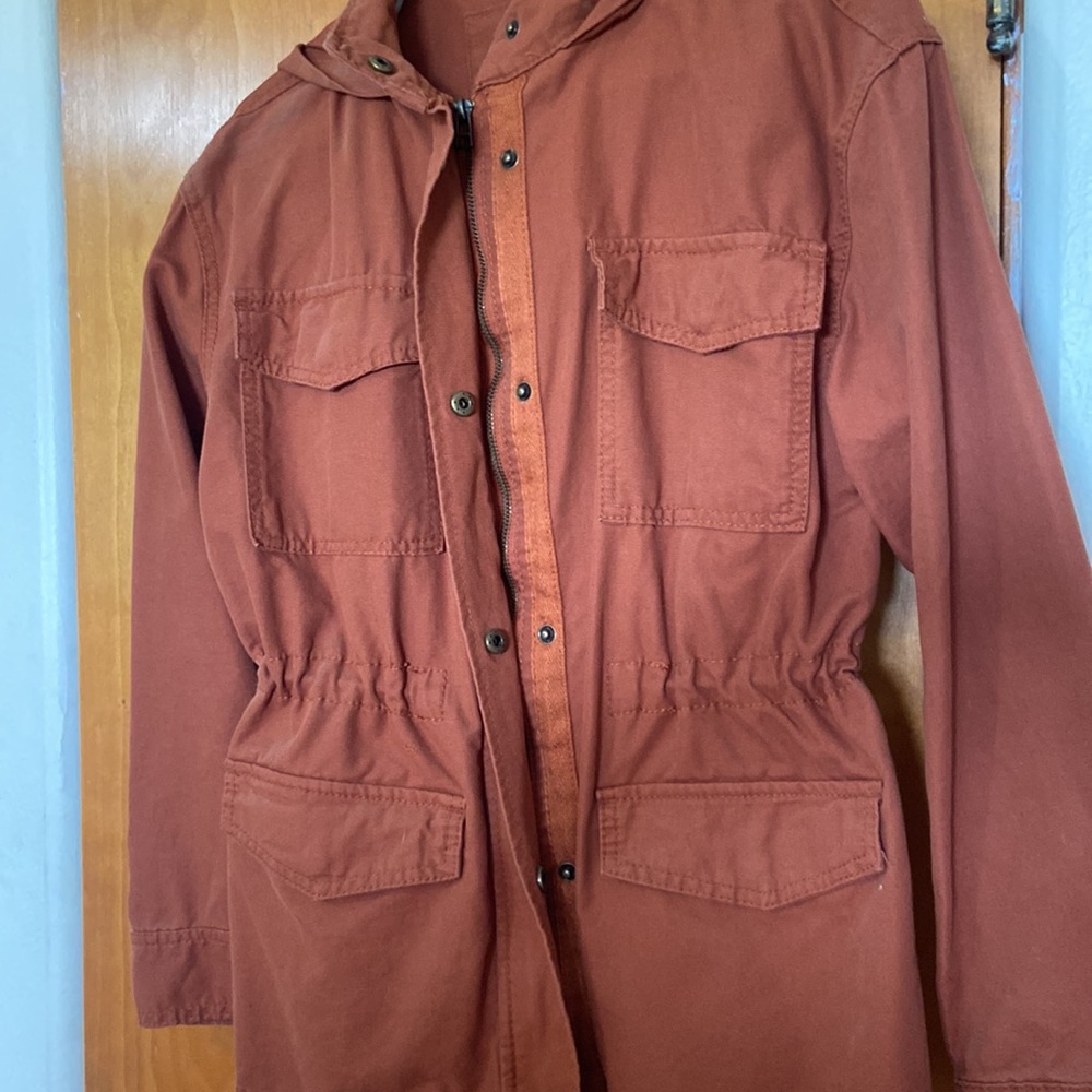 Rust Colored Utility Jacket - Picture 3 of 5